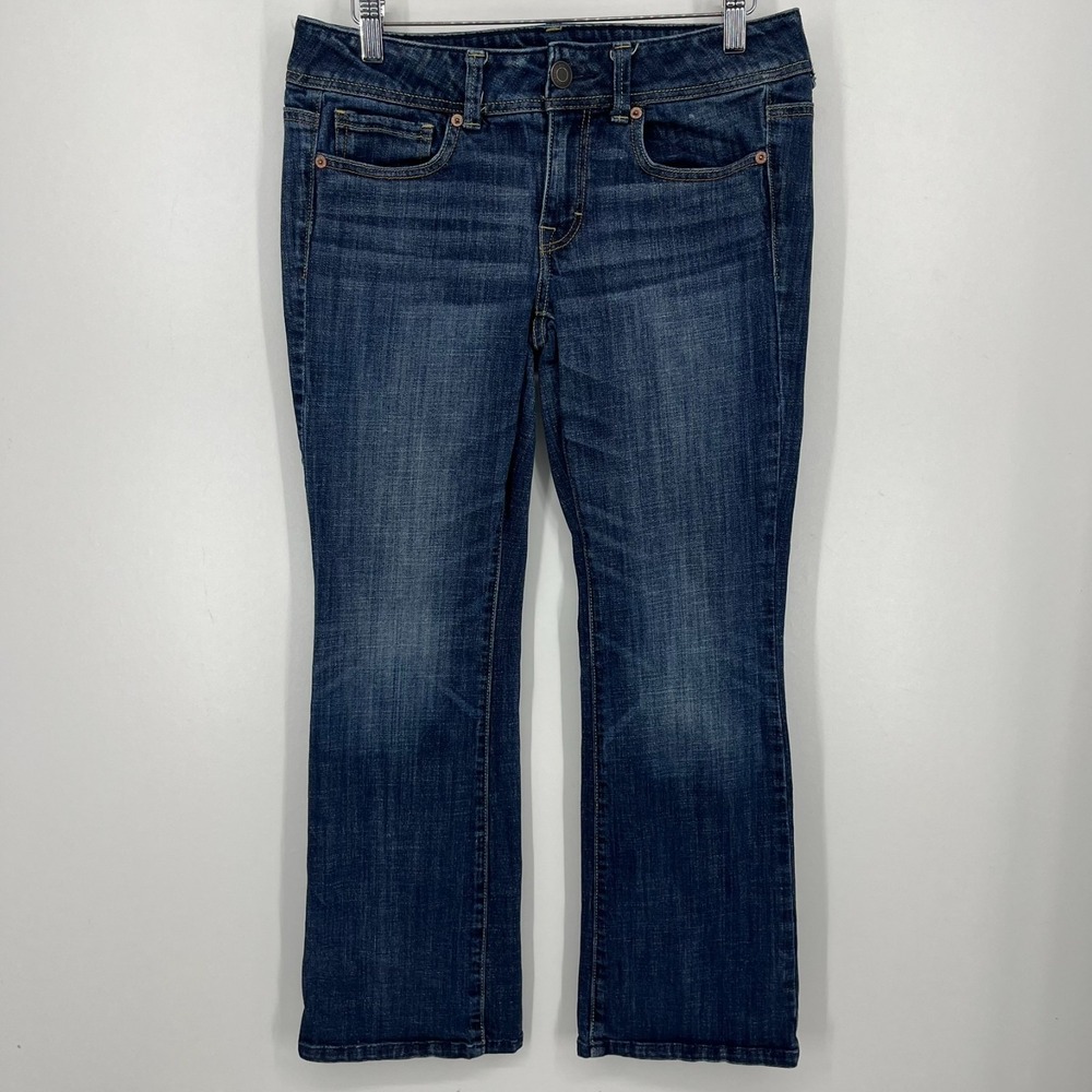 American Eagle Jeans Women's Size 6 Blue Original Boot Cut Vtg Y2K Cotton